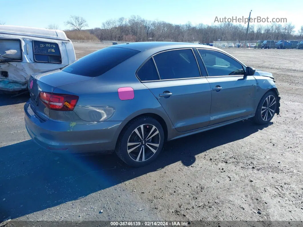 2016 Volkswagen Jetta 1.4t S Серый vin: 3VW267AJ8GM318430