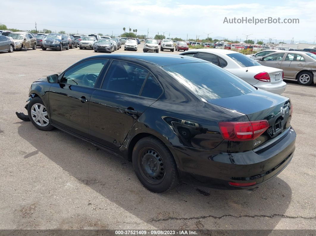 2016 Volkswagen Jetta 1.4t S Black vin: 3VW267AJ8GM379146