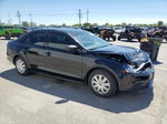 2016 Volkswagen Jetta S Black vin: 3VW267AJ8GM403087