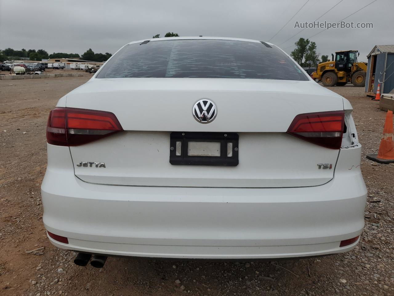 2016 Volkswagen Jetta S Белый vin: 3VW267AJ8GM414395