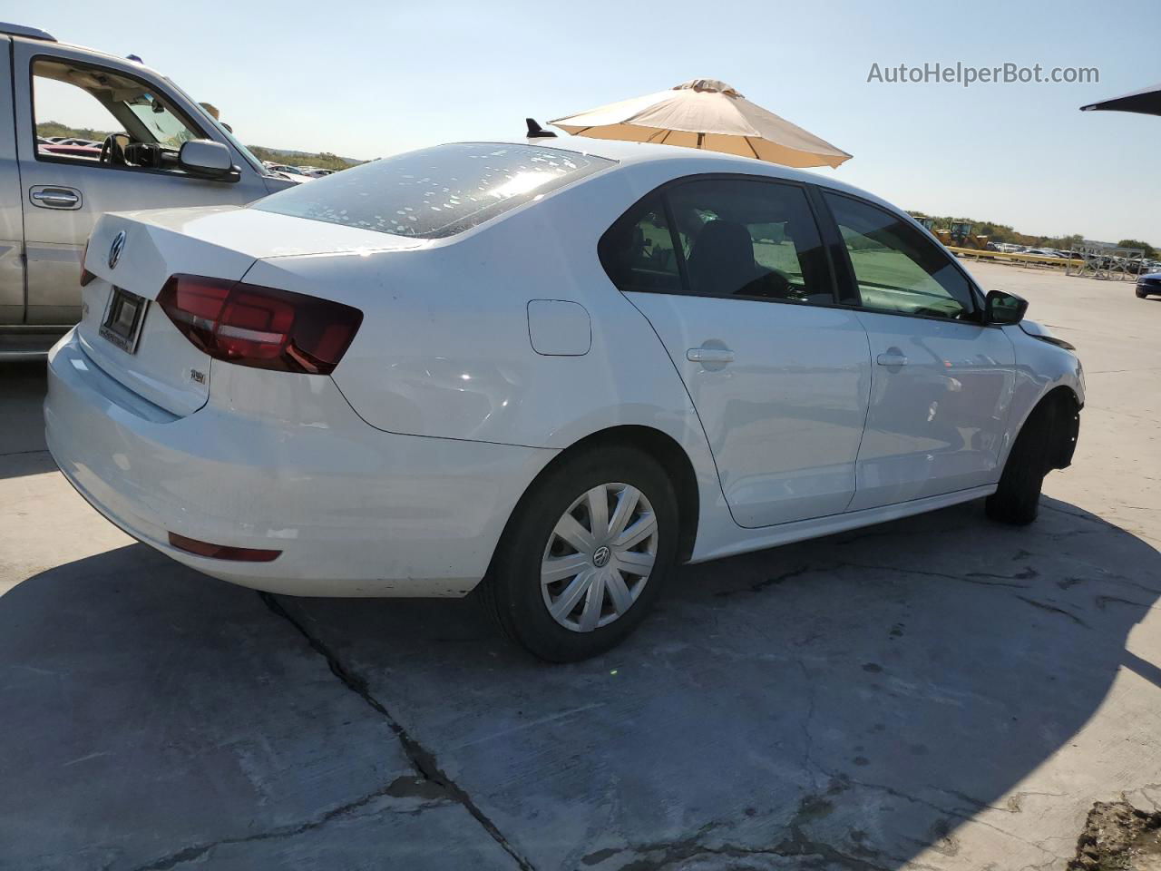 2016 Volkswagen Jetta S White vin: 3VW267AJ8GM415952