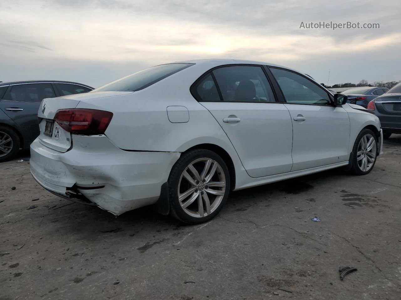 2016 Volkswagen Jetta S White vin: 3VW267AJ9GM289052