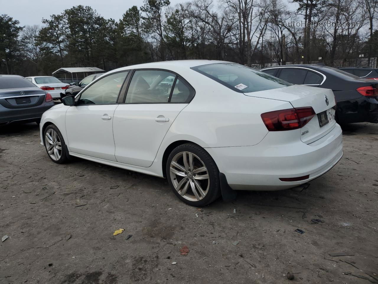 2016 Volkswagen Jetta S White vin: 3VW267AJ9GM289052