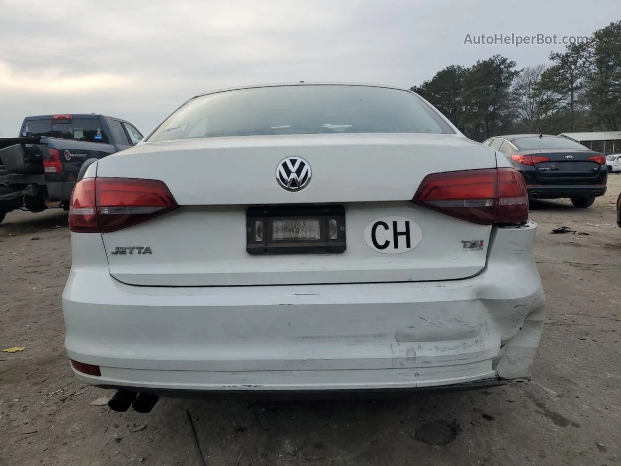 2016 Volkswagen Jetta S Белый vin: 3VW267AJ9GM289052