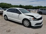 2016 Volkswagen Jetta S White vin: 3VW267AJ9GM296003