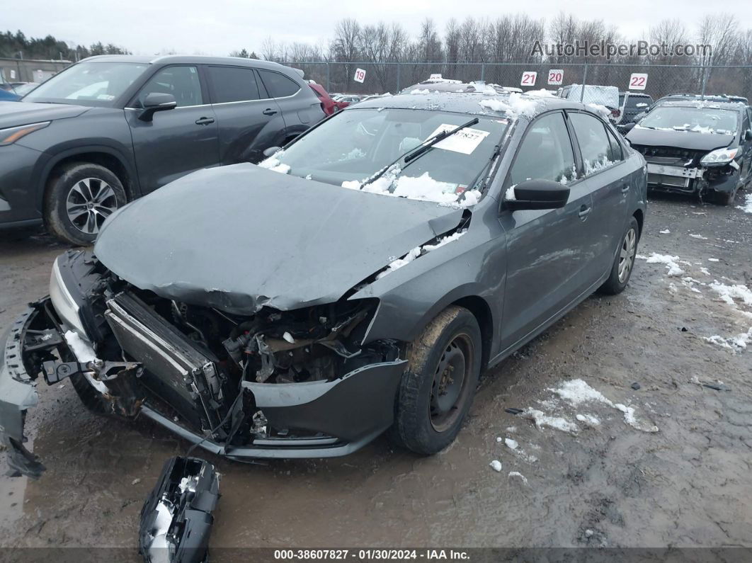 2016 Volkswagen Jetta 1.4t S Gray vin: 3VW267AJ9GM318338