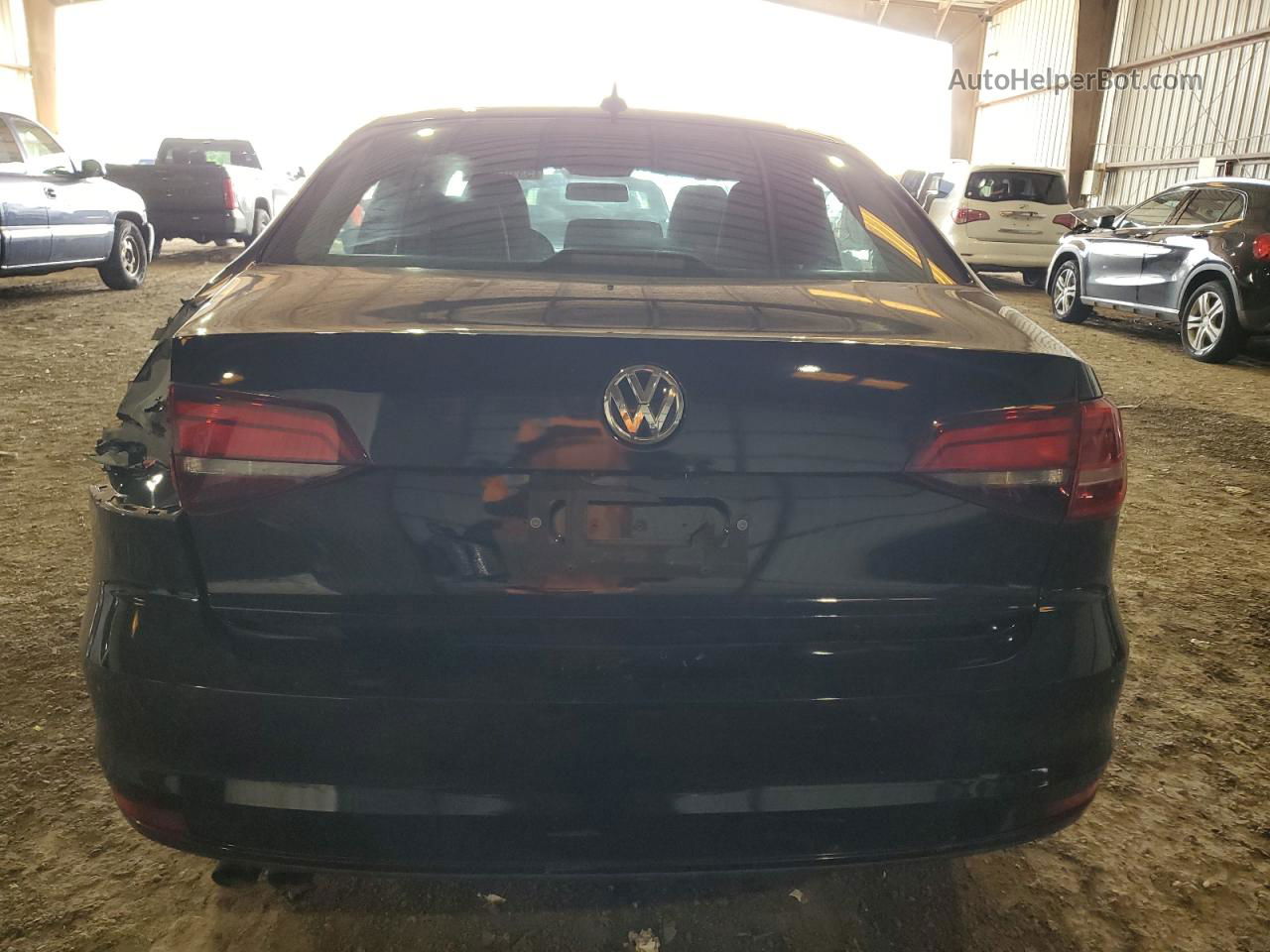 2016 Volkswagen Jetta S Black vin: 3VW267AJ9GM321319