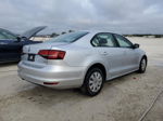 2016 Volkswagen Jetta S Серебряный vin: 3VW267AJ9GM324527