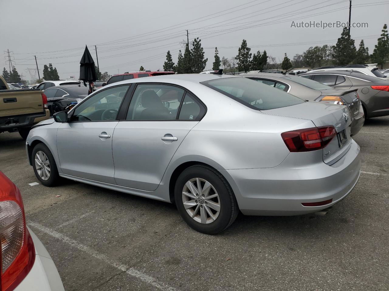 2016 Volkswagen Jetta S Серебряный vin: 3VW267AJ9GM341179