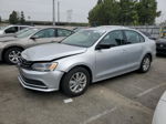 2016 Volkswagen Jetta S Silver vin: 3VW267AJ9GM341179