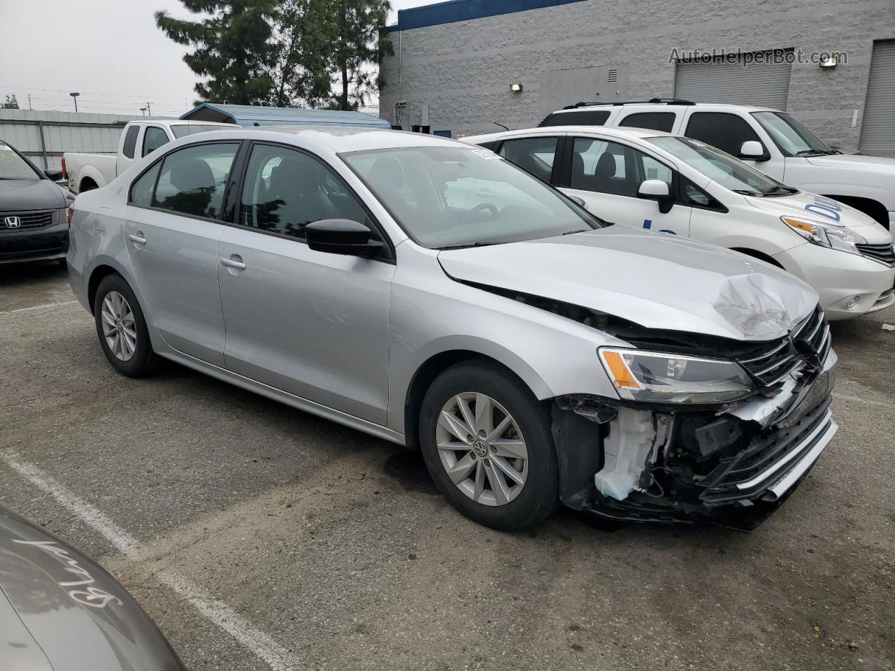 2016 Volkswagen Jetta S Silver vin: 3VW267AJ9GM341179