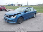 2016 Volkswagen Jetta 1.4t S Blue vin: 3VW267AJ9GM357916