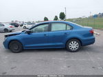 2016 Volkswagen Jetta 1.4t S Blue vin: 3VW267AJ9GM357916