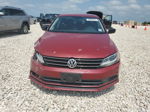 2016 Volkswagen Jetta S Burgundy vin: 3VW267AJ9GM362114