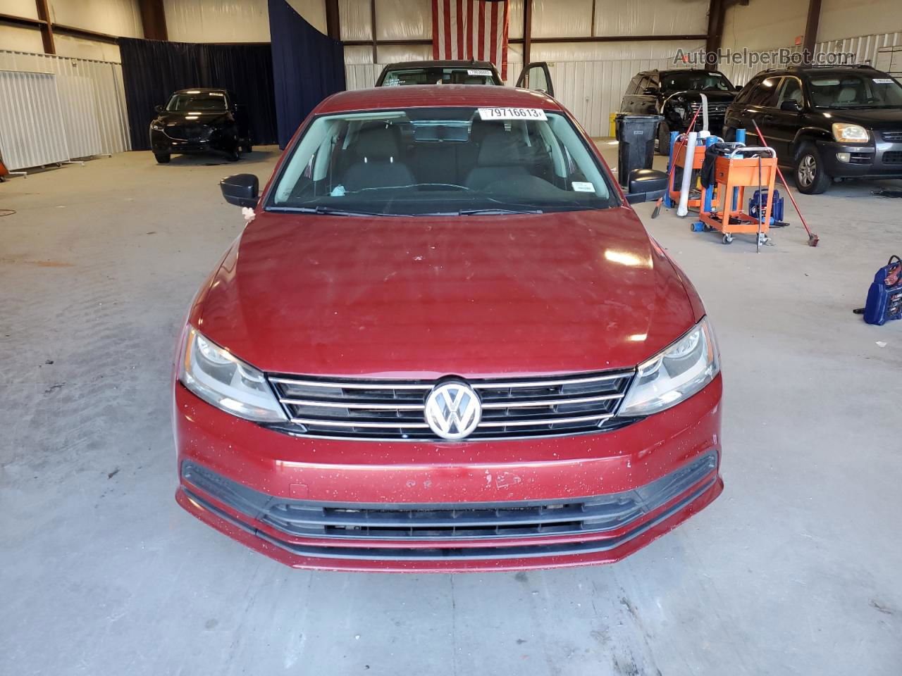 2016 Volkswagen Jetta S Red vin: 3VW267AJ9GM364784