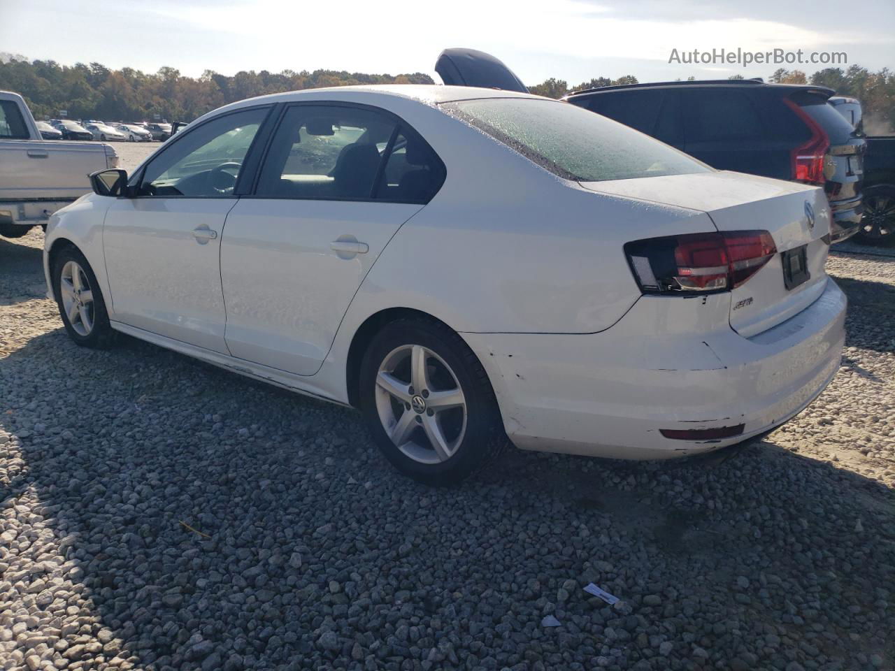 2016 Volkswagen Jetta S White vin: 3VW267AJ9GM376482