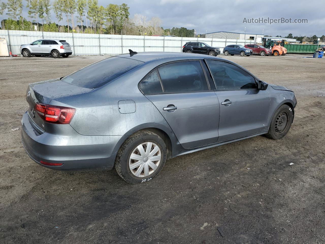 2016 Volkswagen Jetta S Серый vin: 3VW267AJ9GM397915