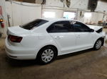 2016 Volkswagen Jetta S White vin: 3VW267AJXGM208303