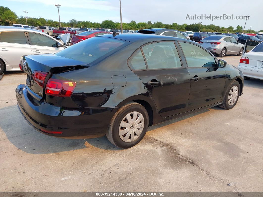 2016 Volkswagen Jetta 1.4t S Black vin: 3VW267AJXGM261177