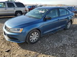 2016 Volkswagen Jetta S Blue vin: 3VW267AJXGM284409