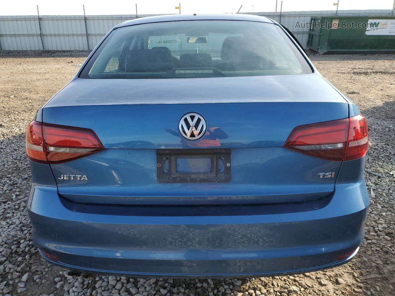 2016 Volkswagen Jetta S Blue vin: 3VW267AJXGM284409