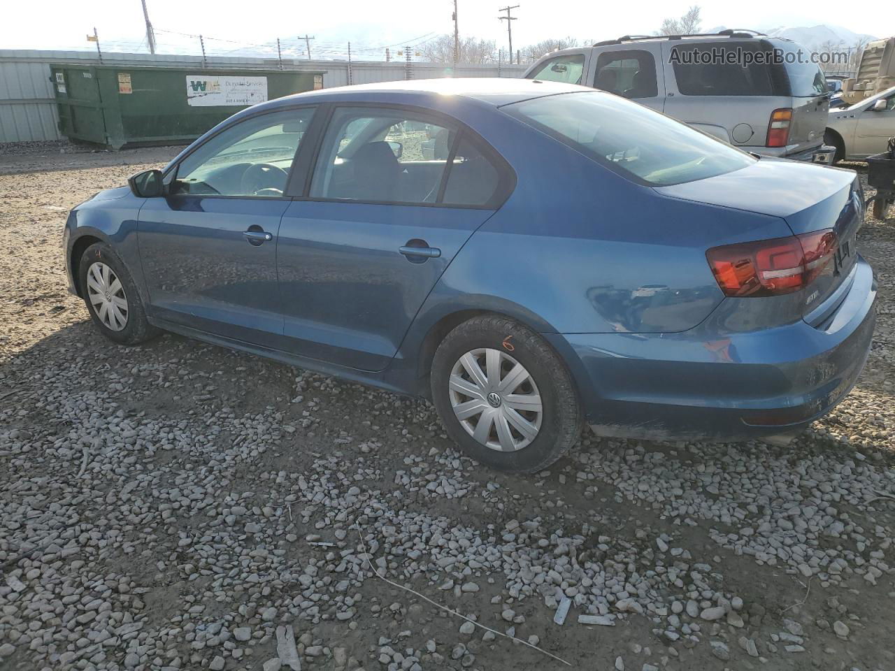 2016 Volkswagen Jetta S Синий vin: 3VW267AJXGM284409