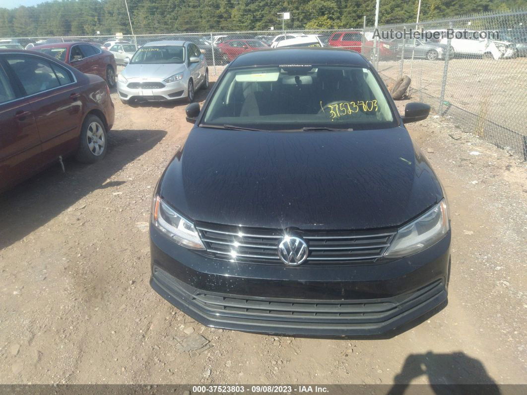 2016 Volkswagen Jetta Sedan 1.4t S Black vin: 3VW267AJXGM293241