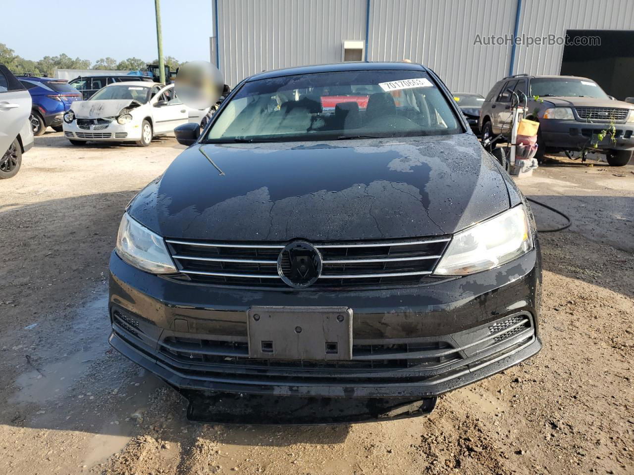 2016 Volkswagen Jetta S Черный vin: 3VW267AJXGM303167