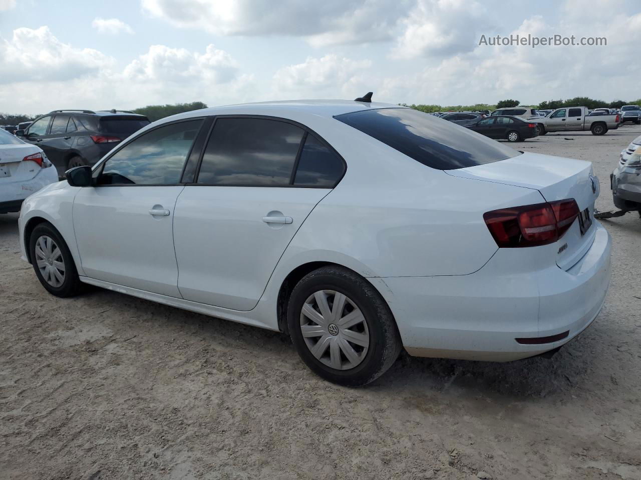 2016 Volkswagen Jetta S White vin: 3VW267AJXGM370870