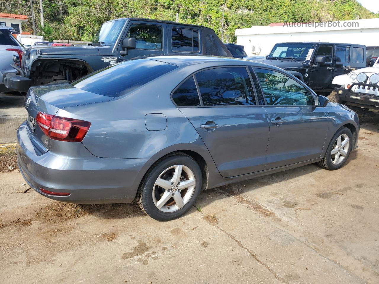 2016 Volkswagen Jetta S Gray vin: 3VW267AJXGM374062