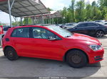 2015 Volkswagen Golf Tdi Se 4-door Red vin: 3VW2A7AU0FM018209