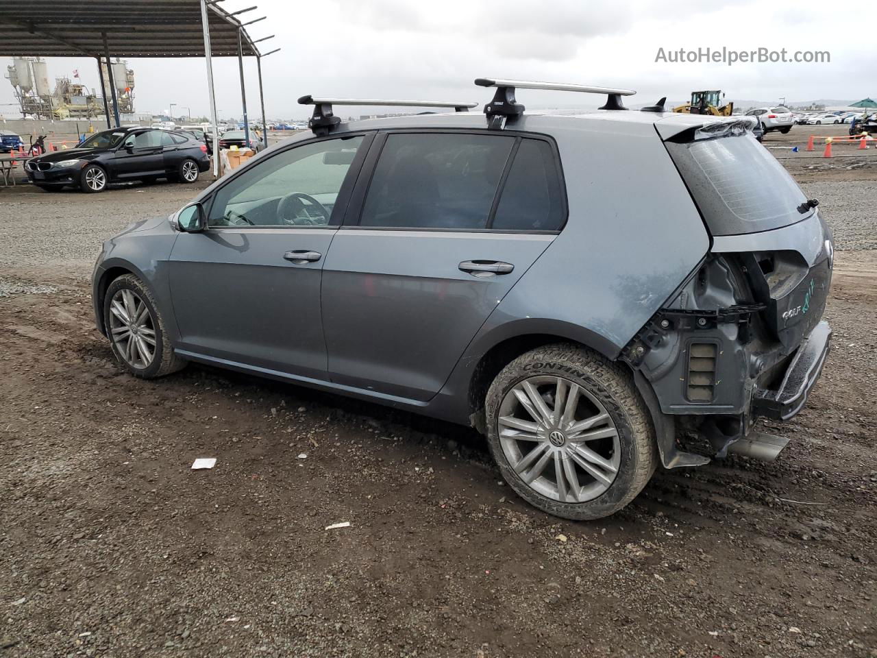 2015 Volkswagen Golf Tdi Gray vin: 3VW2A7AU0FM021465