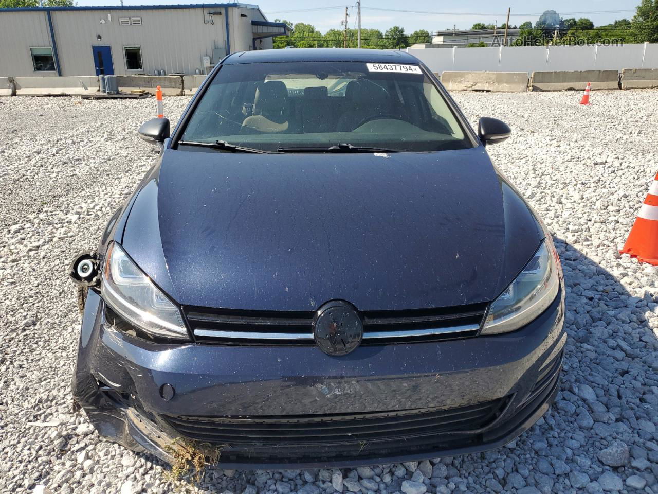 2015 Volkswagen Golf Tdi Blue vin: 3VW2A7AU0FM051002