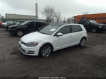 2015 Volkswagen Golf Tdi Se 4-door Белый vin: 3VW2A7AU0FM086820