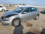 2015 Volkswagen Golf Tdi Silver vin: 3VW2A7AU0FM103048