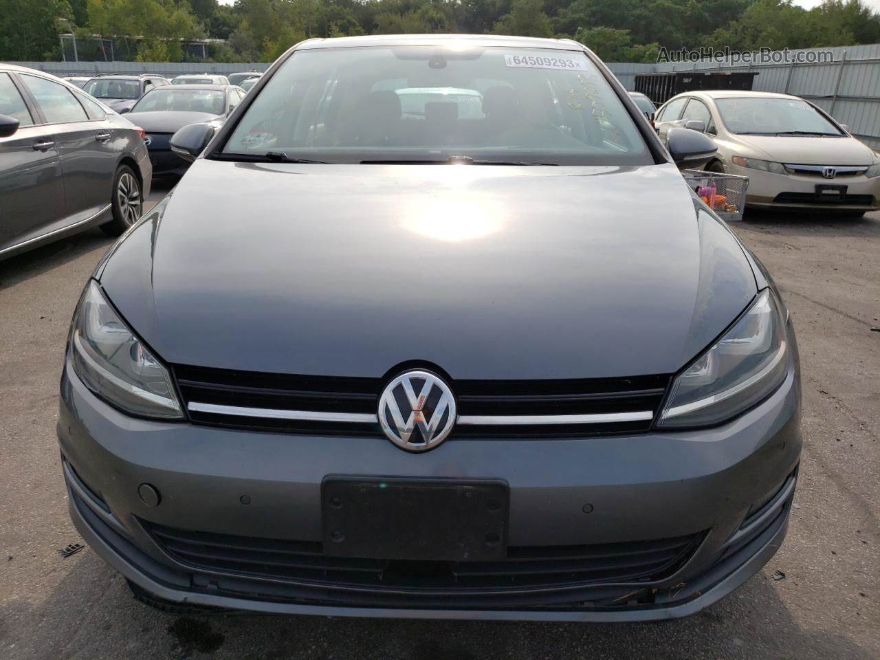 2015 Volkswagen Golf Tdi Серый vin: 3VW2A7AU1FM072604