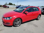 2015 Volkswagen Golf Tdi Red vin: 3VW2A7AU2FM060171