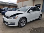 2015 Volkswagen Golf Tdi White vin: 3VW2A7AU3FM082387