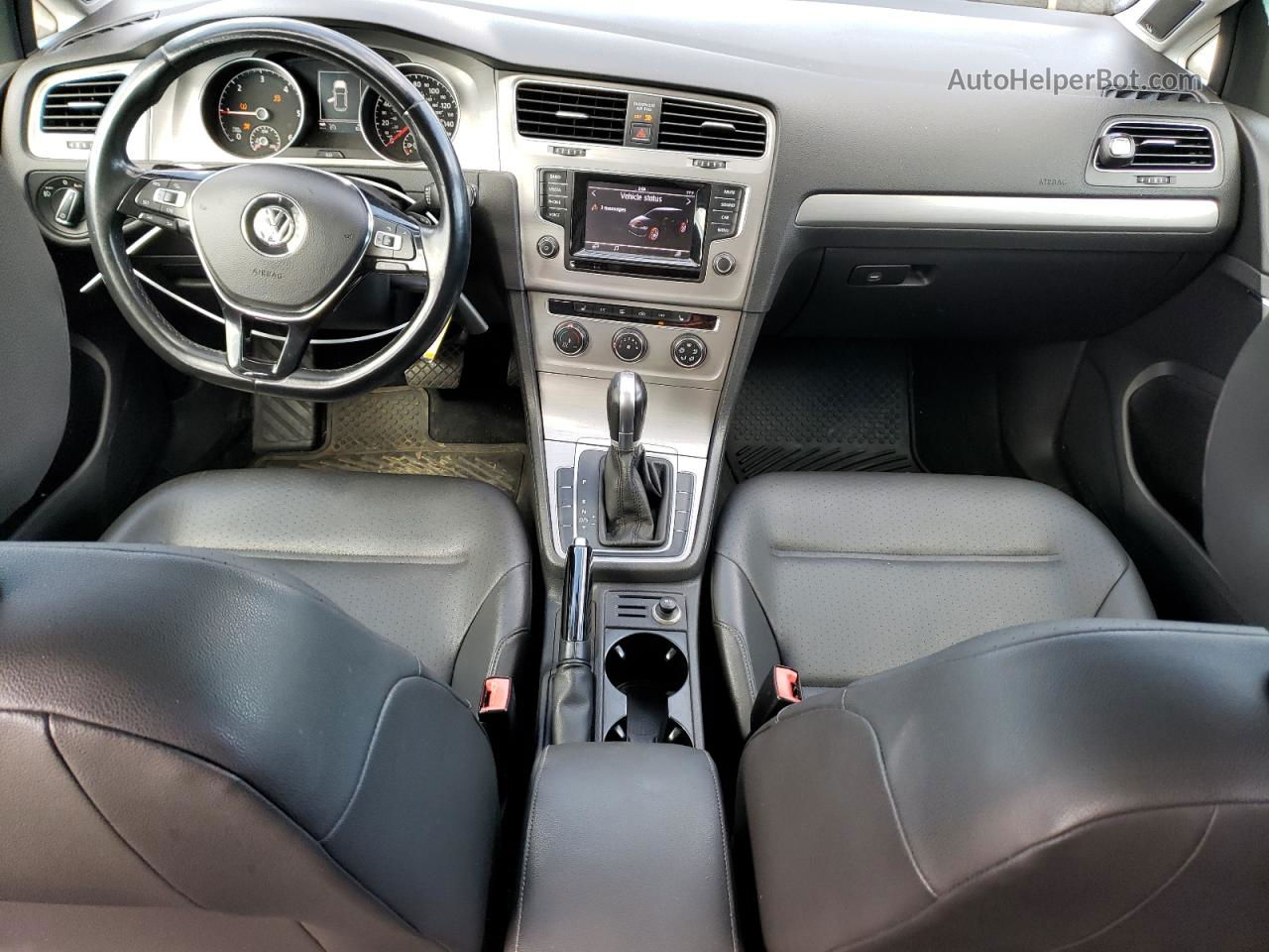 2015 Volkswagen Golf Tdi Черный vin: 3VW2A7AU4FM019993