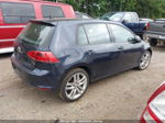 2015 Volkswagen Golf Tdi Sel Dark Blue vin: 3VW2A7AU4FM069714