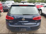 2015 Volkswagen Golf Tdi Sel Dark Blue vin: 3VW2A7AU4FM069714