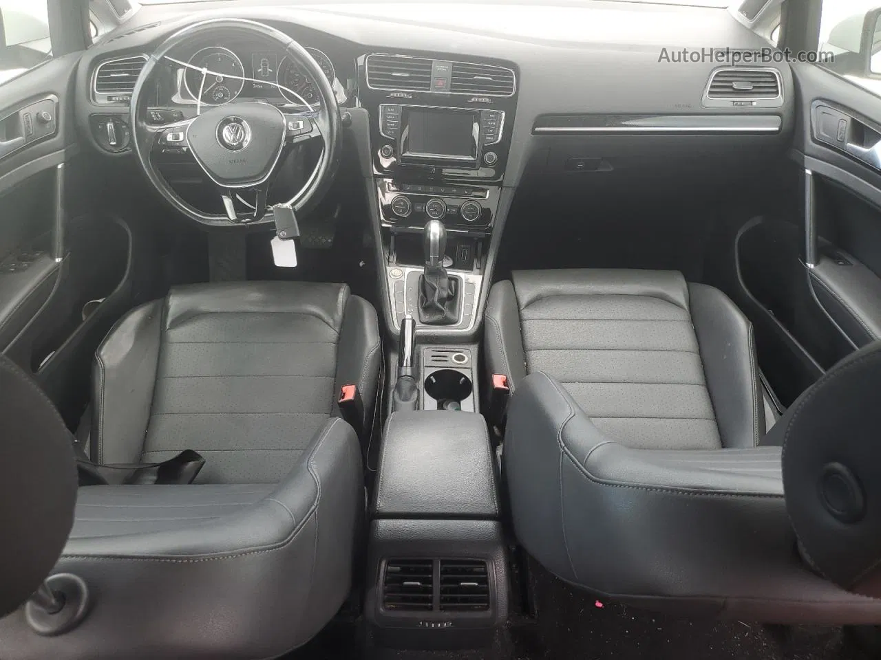 2015 Volkswagen Golf Tdi Белый vin: 3VW2A7AU5FM013281