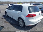 2015 Volkswagen Golf Tdi Se 4-door White vin: 3VW2A7AU6FM037217