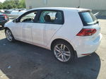 2015 Volkswagen Golf Tdi White vin: 3VW2A7AU6FM037539