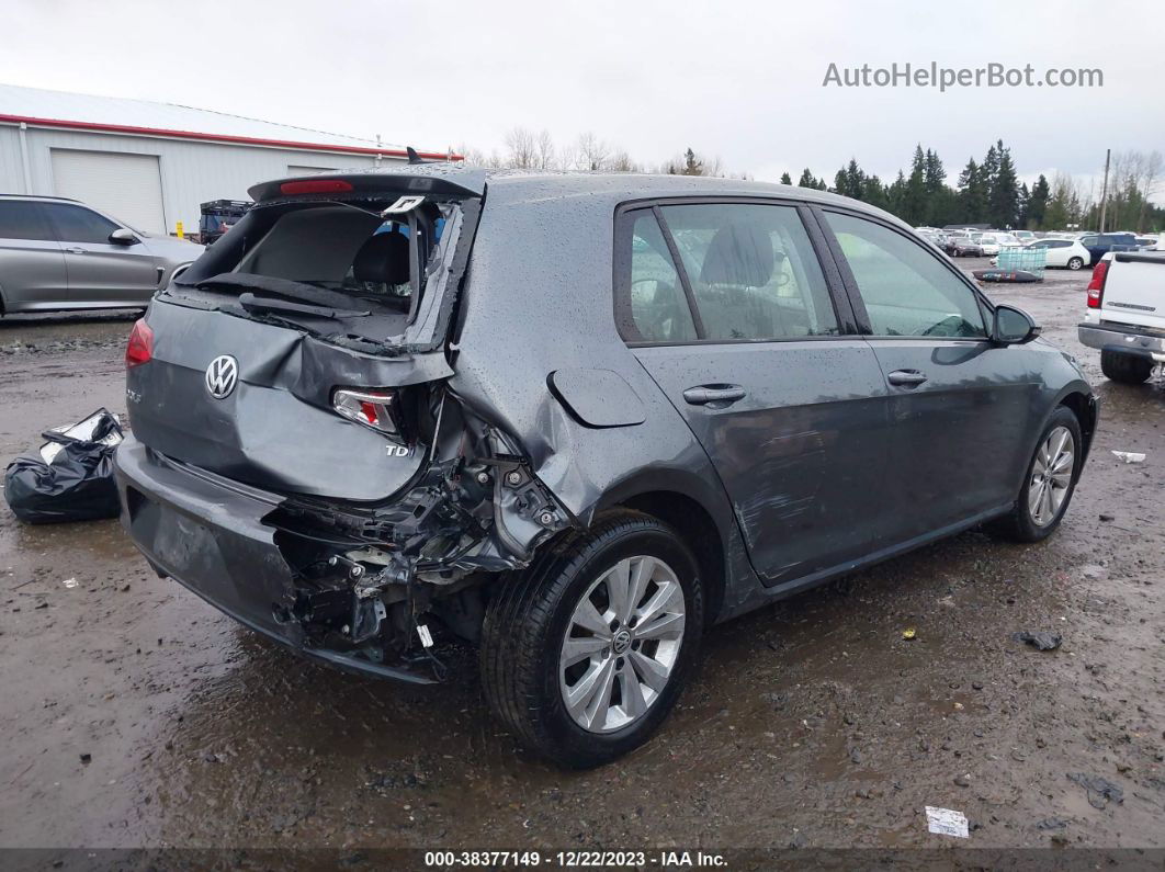 2015 Volkswagen Golf Tdi S 4-door Gray vin: 3VW2A7AU8FM026249