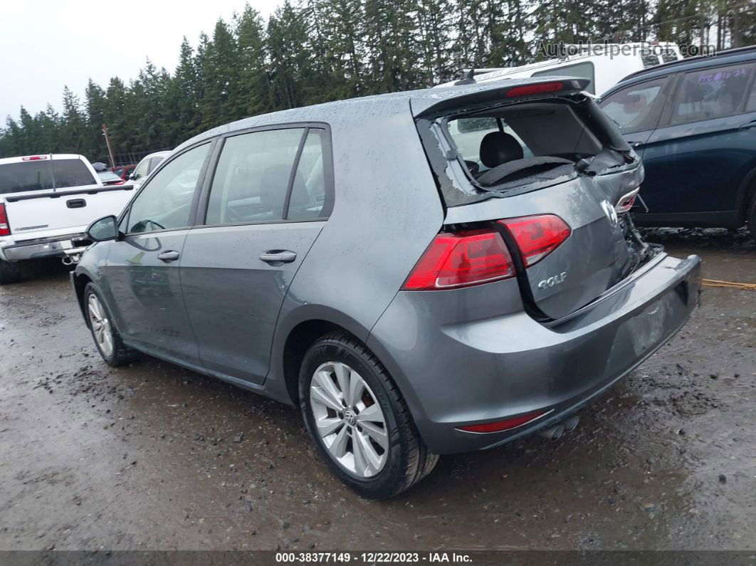 2015 Volkswagen Golf Tdi S 4-door Gray vin: 3VW2A7AU8FM026249