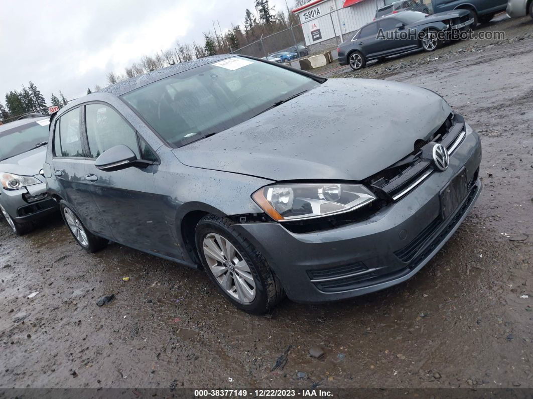 2015 Volkswagen Golf Tdi S 4-door Gray vin: 3VW2A7AU8FM026249