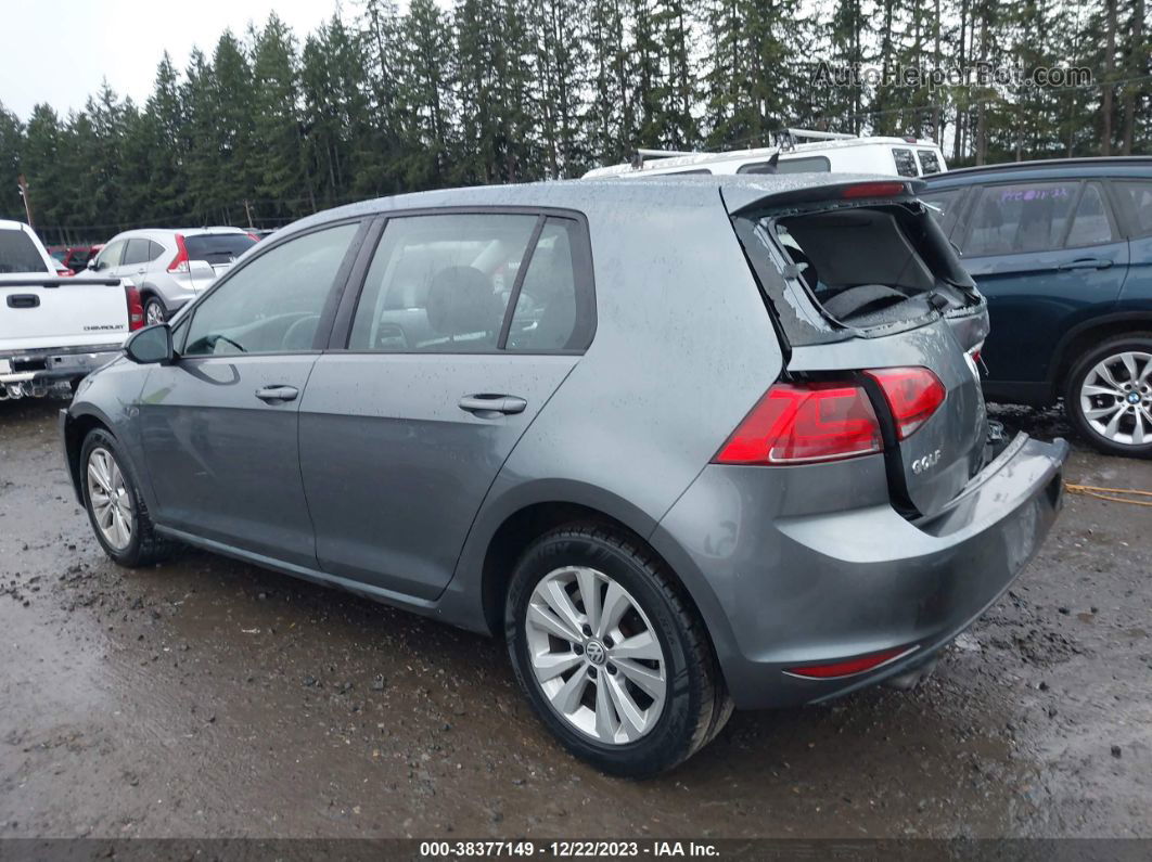 2015 Volkswagen Golf Tdi S 4-door Gray vin: 3VW2A7AU8FM026249