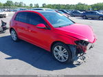 2015 Volkswagen Golf Tdi Se 4-door Red vin: 3VW2A7AU8FM032200