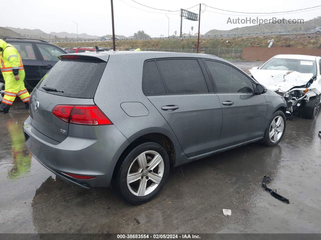 2015 Volkswagen Golf Tdi S 4-door Maroon vin: 3VW2A7AU8FM035078